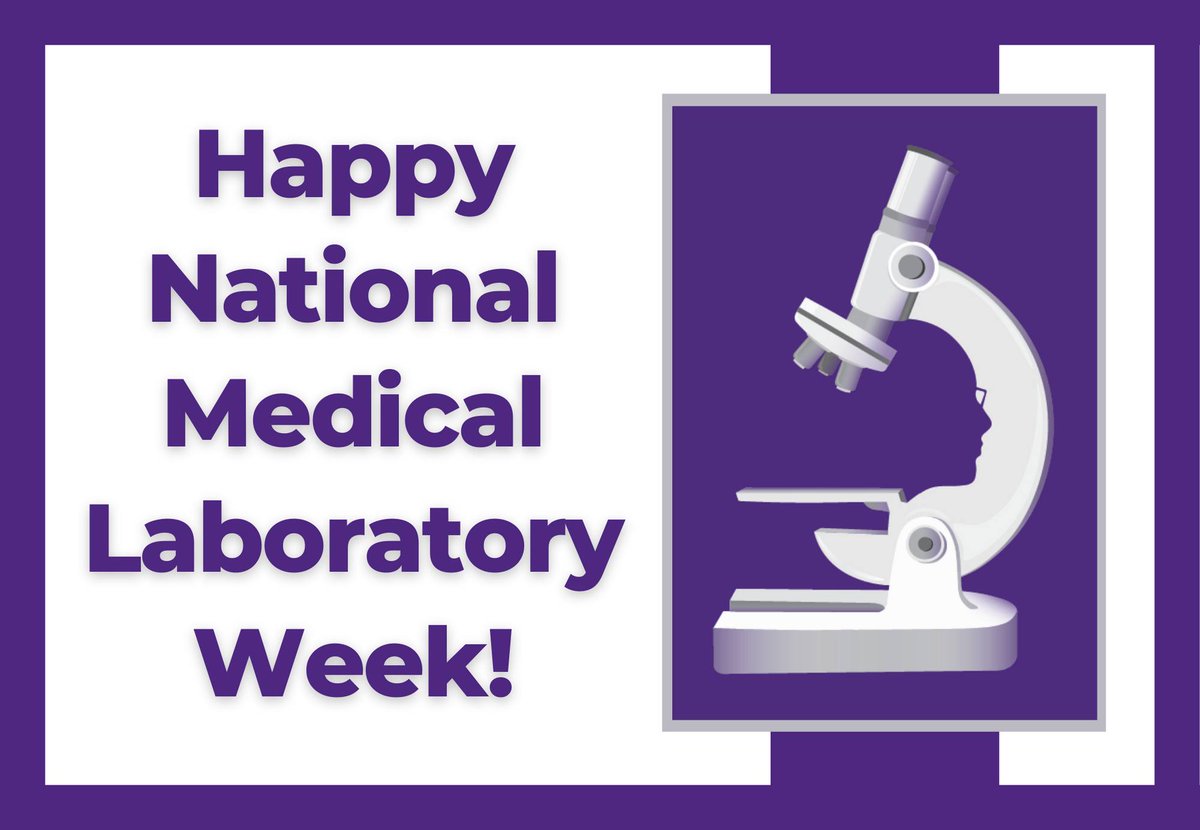 National Medical Laboratory Week is April 14 - 20, 2023! Since 1985, the Canadian Society for Medical Laboratory Science has sponsored a week in April to promote awareness and understanding of medical laboratory professionals.