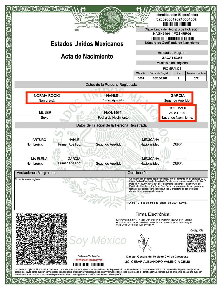 Nahle denuncia a Chikiyunes por violencia de género, solo por llamarla zacatecana. Chikis le publica su acta de nacimiento y dice: ¡Le da vergüenza ser de Zacatecas y quiere borrar su origen! ¡Yo me siento muy orgulloso cuando me dicen veracruzano y lo presumo siempre