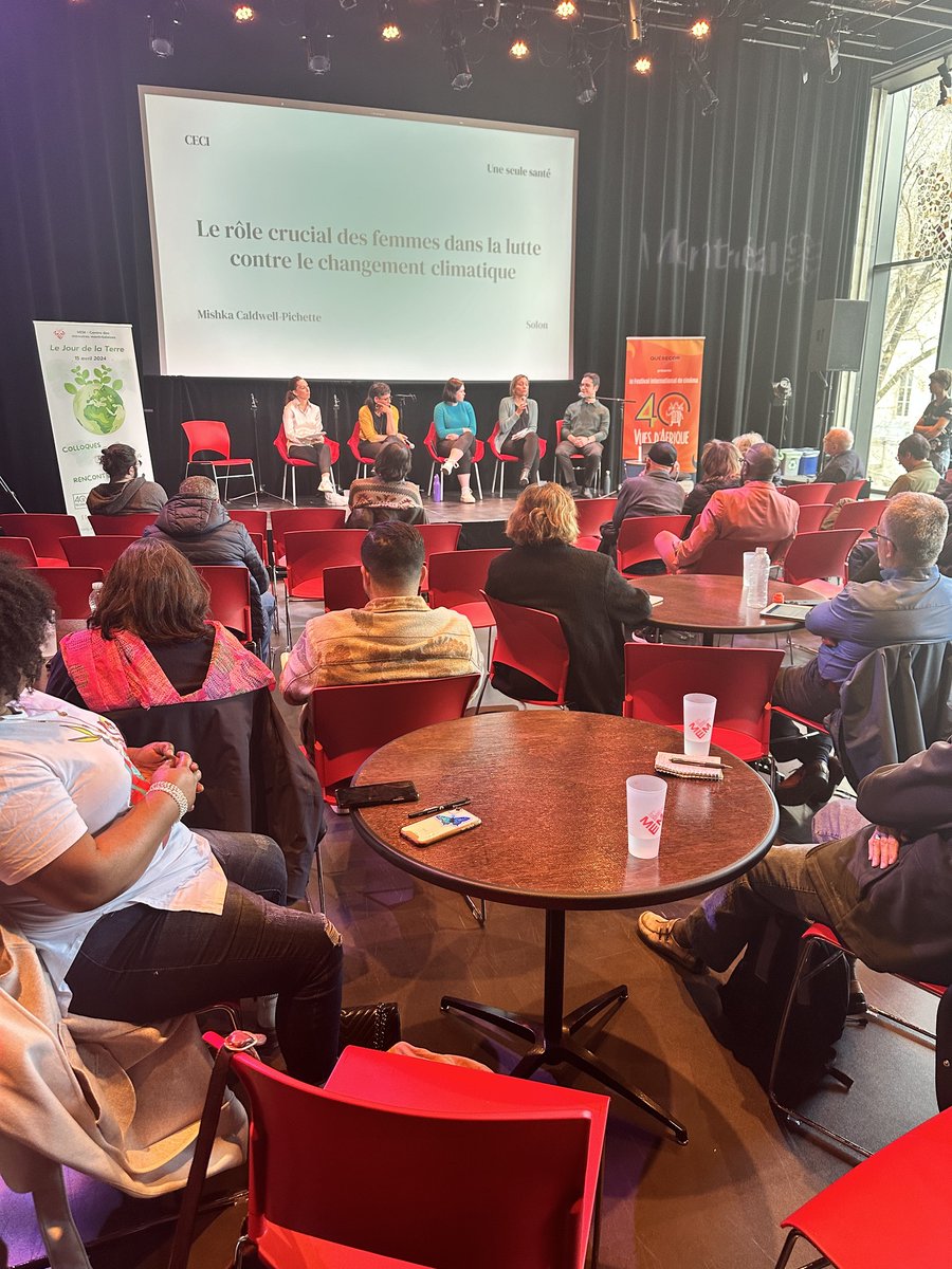 CECI_Canada's tweet photo. Le CECI et Vues d'Afriques ont exploré le rôle des femmes dans la résilience climatique. Restez connectés pour un panel sur le cinéma et le handicap!: https://t.co/kI7UQpWrMh ! #JourDeLaTerre #FestivalCinéma #FemmesClimat https://t.co/YUBWODoEgp