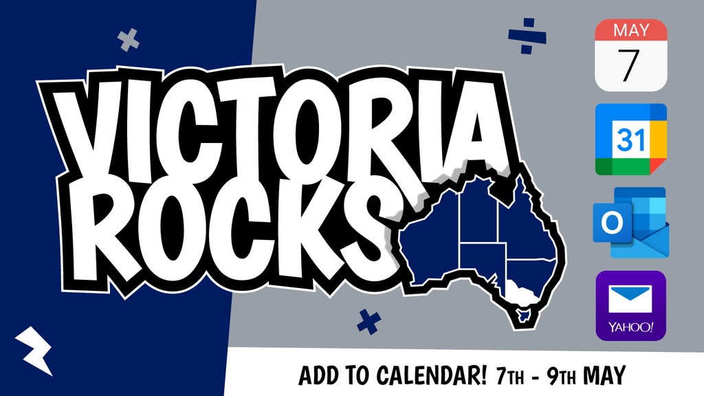 ✨ Save the Date - Victoria Rocks! ✨ 📅 Mark your calendars for Tuesday 7th of May to Thursday 9th of May. We're running an online times tables competition for all schools in Victoria 🚀💫 🔗 Visit ttrockstars.com/events/events-… to save the dates to your calendar.