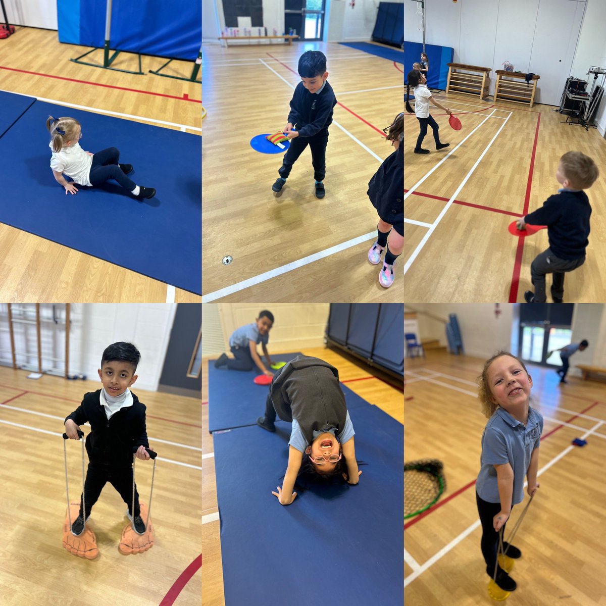 It’s been great to be back after the Easter holidays! Room 2 had some free choice with equipment in PE today. They LOVED it! We have also been inventive with our play and been revising lots of sounds. #BankheadWillSOAR