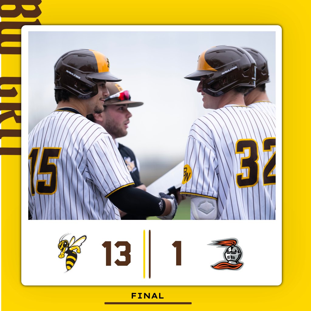 Business trip's not done yet.

Jackets put up 13 in a rout of third-place Heidelberg!

#BWBoys | @BWUBaseball