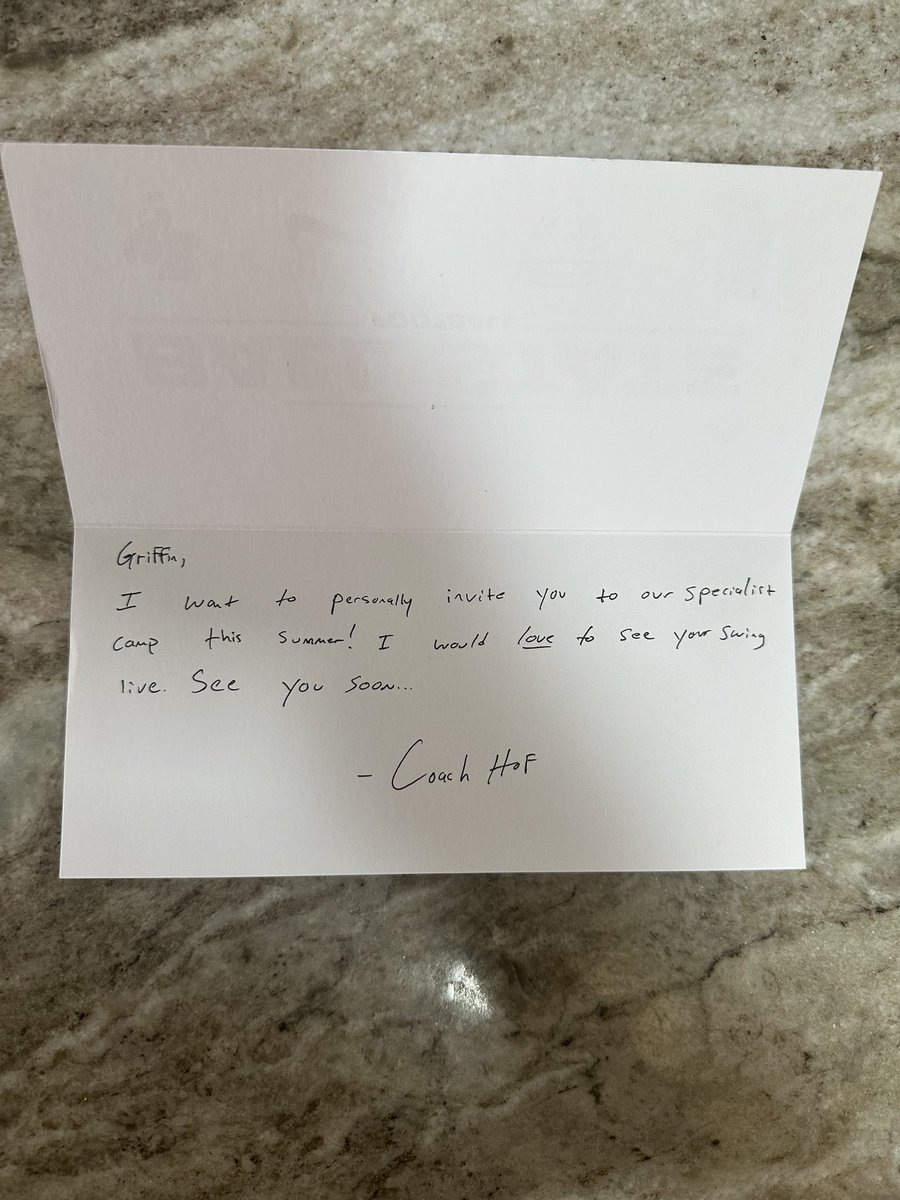 RunyanGriffin's tweet photo. Big thanks to @coach_hoferFB for the personal invite! Can’t wait to compete and learn more about the program. https://t.co/sxA1H1M3g9