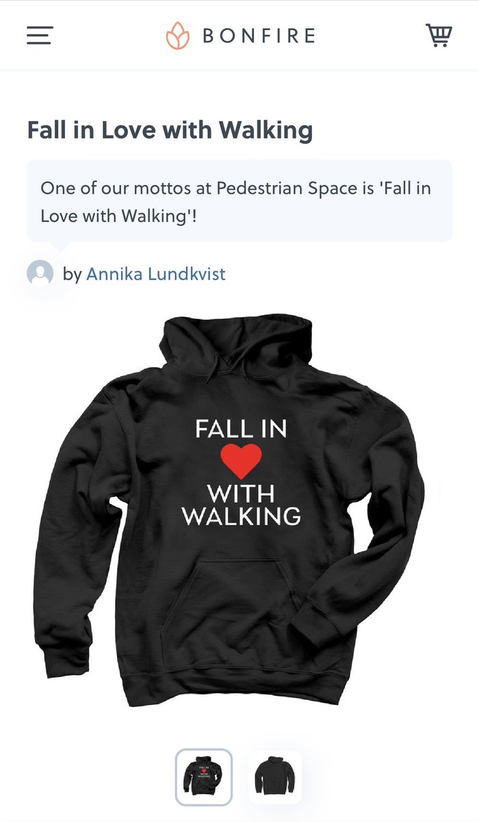 Fall in ♥️ with Walking @pedestrianspace Cozy merch @bonfire bonfire.com/store/pedestri…