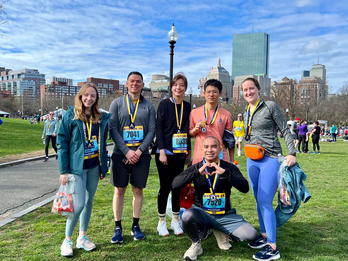 EnantaPharma's tweet photo. It was a beautiful spring day for a 5K! Congrats to our Enanta colleagues who ran the Boston Athletic Association 5K this past weekend. #BAA5K https://t.co/5WcK8IqeyS