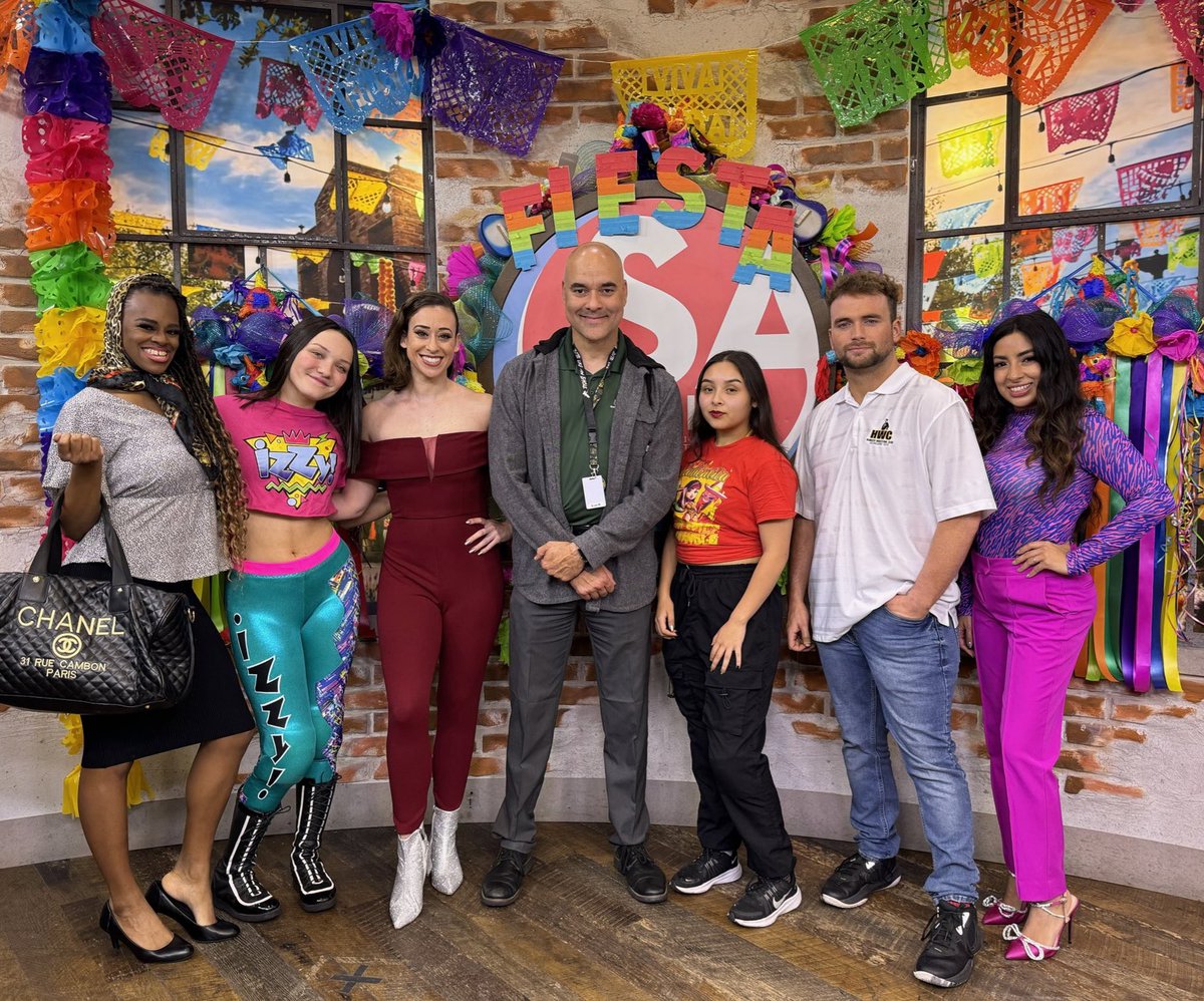 Had fun accompanying this crew to @SALiveKSAT today! @RacheChanel @ItsIzzyMania @emilymaeheller @Kalientita17 @JPHARLOW_2 @CTtheMicSlayer MissionProWrestling.com A portion of ticket sales from @MissionProWres #MPWMania this Saturday benefits @salvationarmysatx.