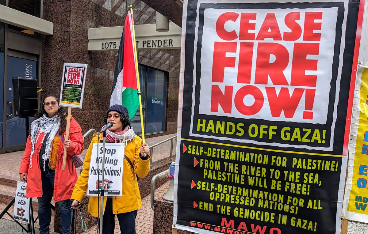 Free Free Palestine 🇵🇸 ✊ Yesterday we joined people around world in day of actions for Palestine with picketing outside the US consulate in Vancouver #a15 #a15forpalestine #CeasefireNOW #StopBombingGaza #EndTheSiegeOnGaza #SelfDeterminationforPalestine
#StopGazaGenocide #vanpoli