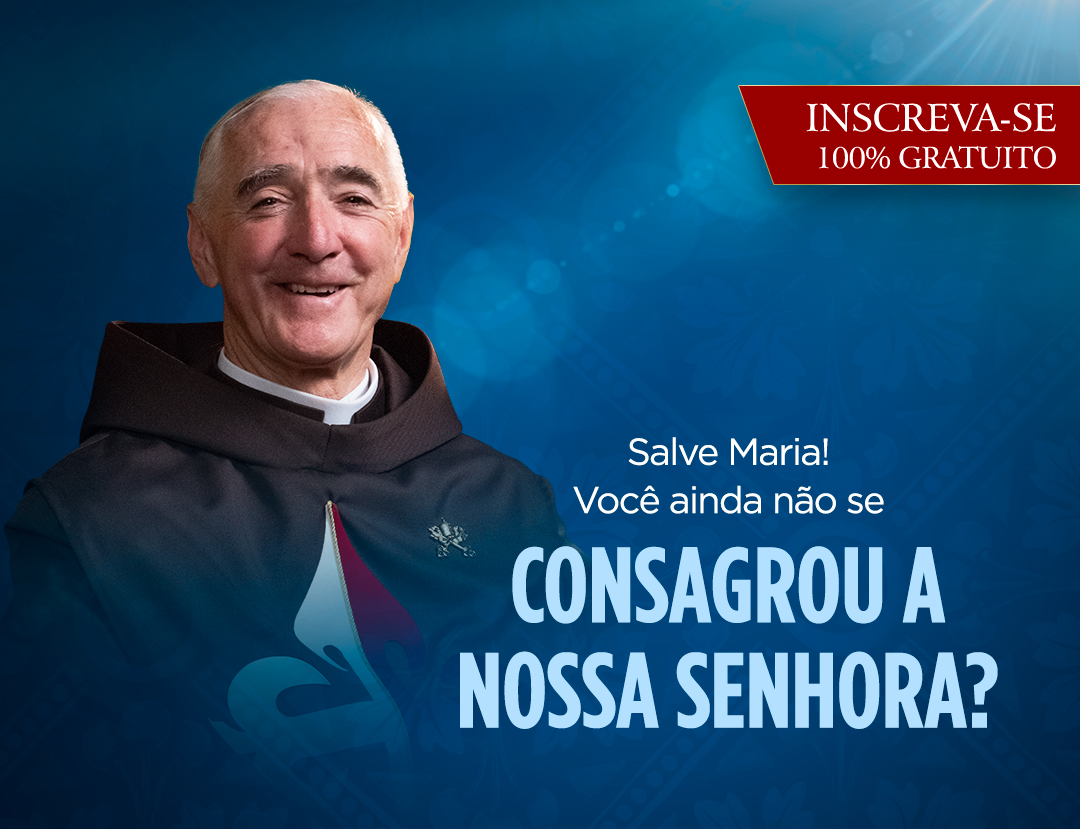 No dia 22 de abril começa mais uma turma do Curso On-line de Consagração a Nossa Senhora, com o Pe. Ricardo Basso. Faça a sua inscrição, é 100% gratuito.
consagracao.arautos.org