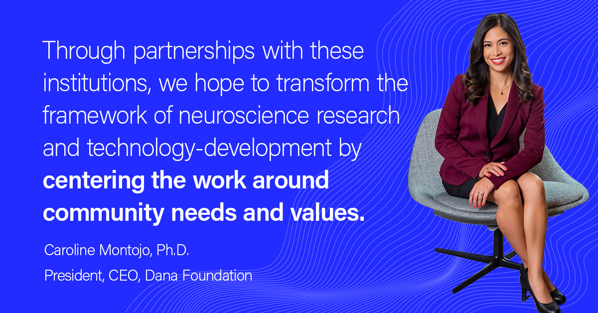 #ICYMI: We announced the launch of the Dana Center Initiative, a partnership with @UCLA, @cdrewu, @loyolachicago, and the communities they serve to co-create the future of #neuroscience. Caroline Montojo discusses the initiative’s goals: dana.org/article/a-para… #neurosociety