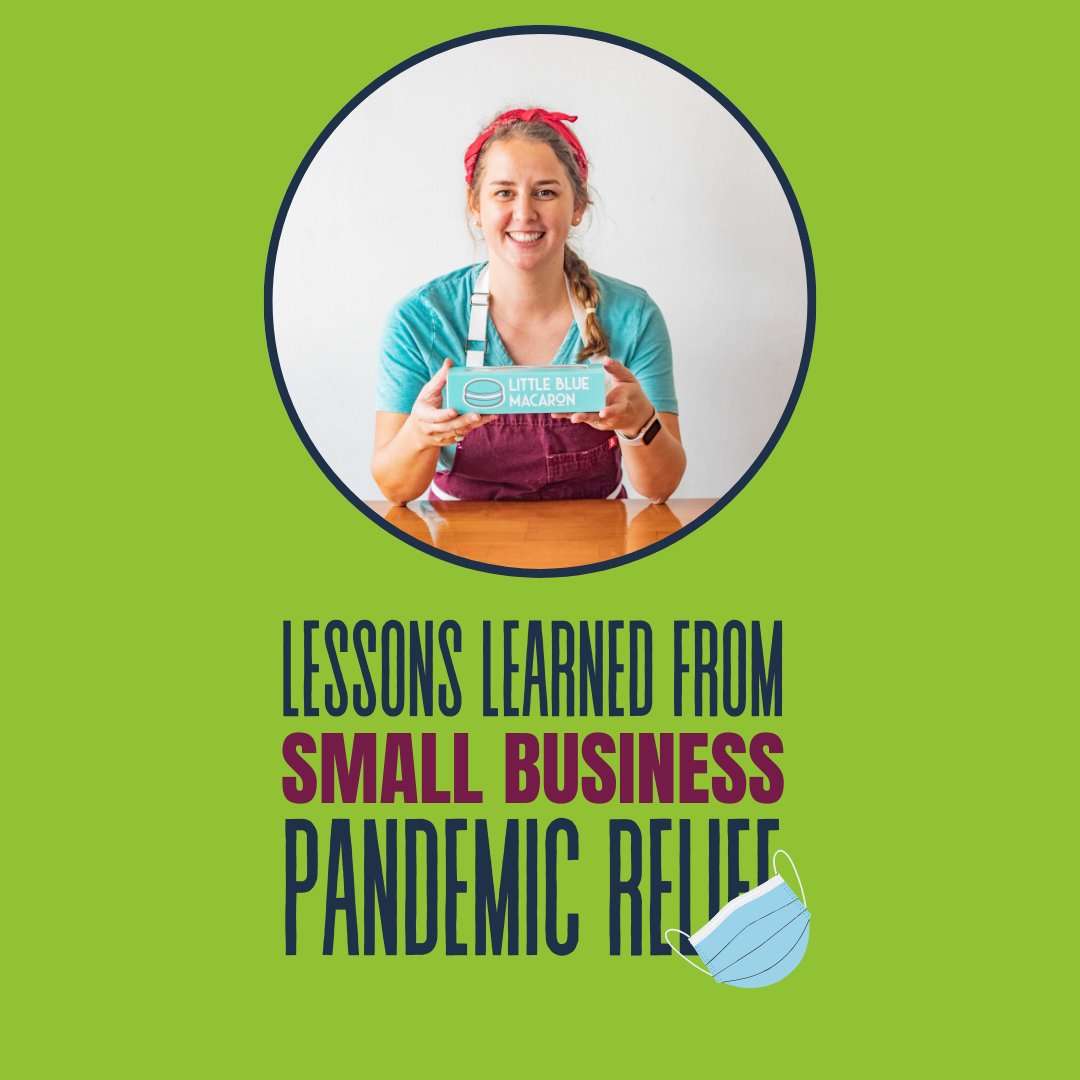 'I never applied for a PPP loan because we were not large enough of a business' - Allison Vick, Little Blue Macaron. Hear more stories from small business owners and the lessons learned from pandemic relief programs.