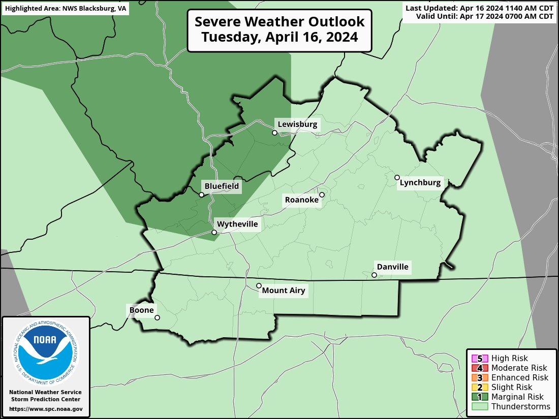 A few strong storms possible over the mountains into early evening. Hail and damaging winds the main threat. Slow moving storms can also cause flooding issues. Stay safe. weather.gov/wrn/spring-thu…