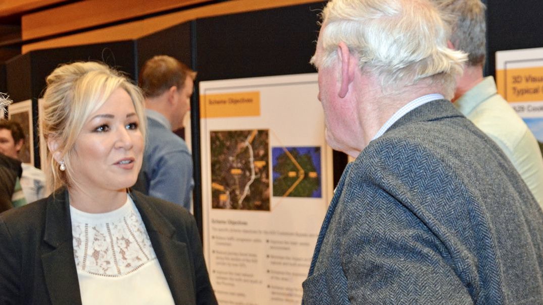 moneillsf's tweet photo. Delighted to see the plans and information on display on the A29 Cookstown Bypass Scheme.
This investment would be a game changer in the road infrastructure of Mid-Ulster by tackling congestion, making a positive difference to the lives of residents and businesses. https://t.co/0n3daynQP3