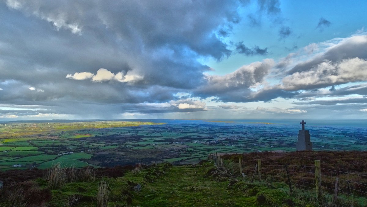 On the Comeragh Mountains this evening #Waterford