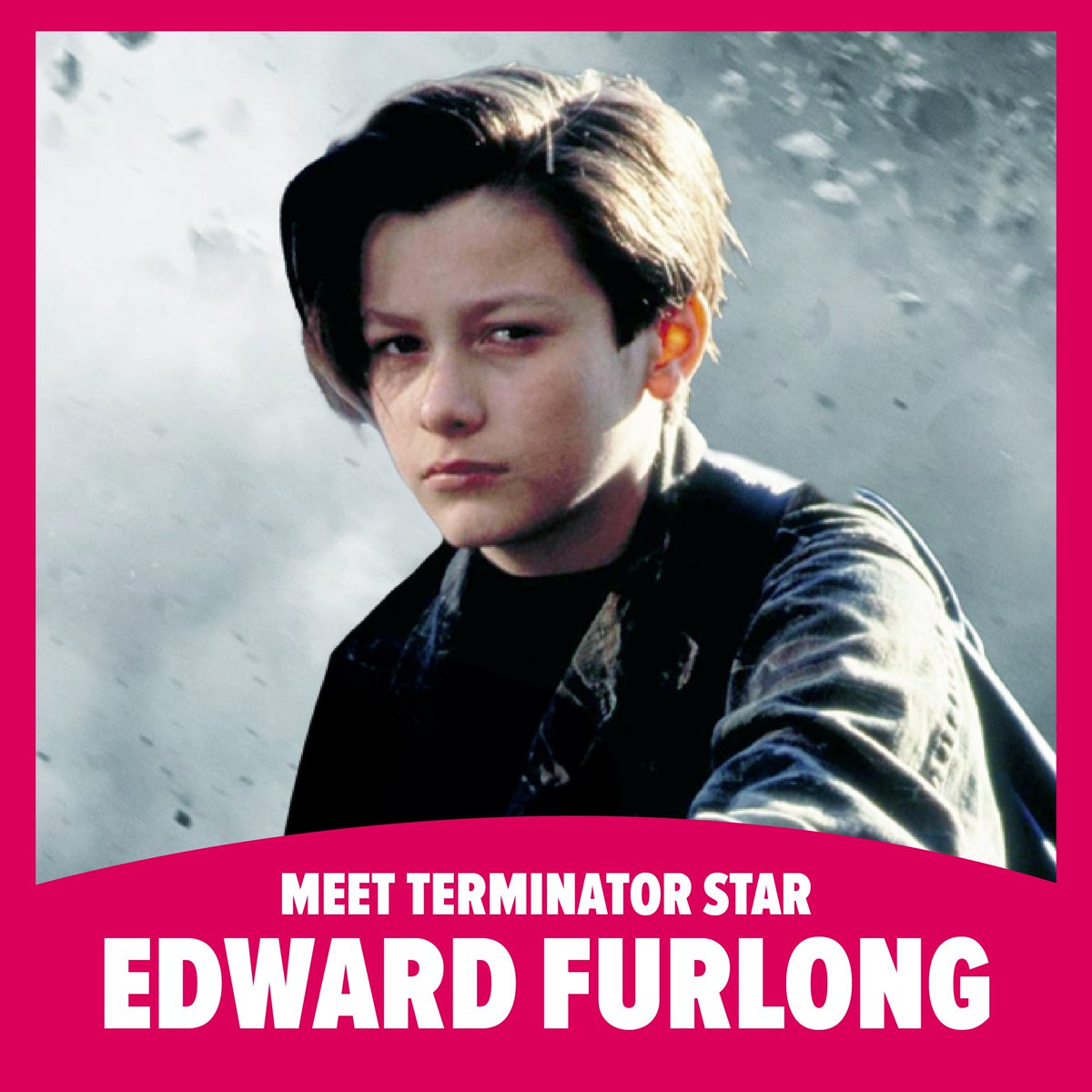 He's riding his Honda XR to Chicago. Catch Edward Furlong (John Connor) from Terminator 2: Judgement Day at #FANEXPO this August. Tickets are on sale now: spr.ly/6013wA7IH