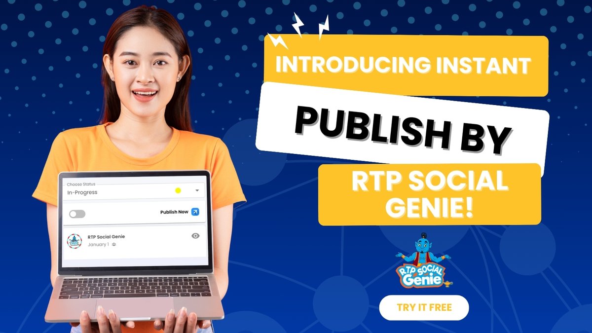 RtpSocialGenie's tweet photo. 🚀 Don't miss the excitement! With Instant Publish by RTP Social Genie, sharing in real-time is a game-changer. ⏱️ Connect instantly, save time, stay relevant, and boost visibility effortlessly. Elevate your social media presence today! 💬

 #EngageInstantly https://t.co/7DJ5sRyx0T