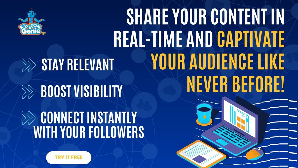 RtpSocialGenie's tweet photo. 🚀 Don't miss the excitement! With Instant Publish by RTP Social Genie, sharing in real-time is a game-changer. ⏱️ Connect instantly, save time, stay relevant, and boost visibility effortlessly. Elevate your social media presence today! 💬

 #EngageInstantly https://t.co/7DJ5sRyx0T