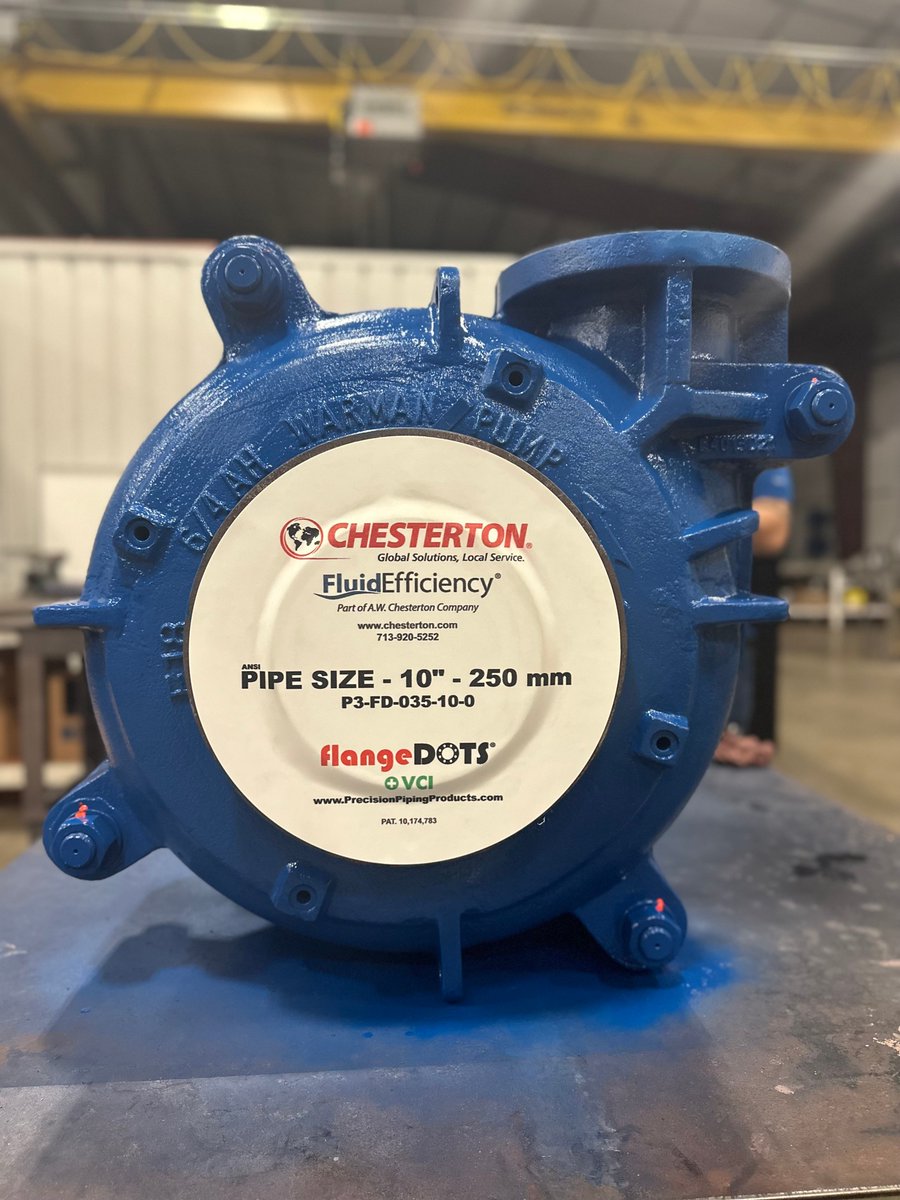 Check out these before and after images of a repair done to a radial split case pump! Our #Chesterton Service Center in Pasadena, TX specializes in all types of uniquely designed pumps and large equipment repair. Learn more: hubs.la/Q02pFrwt0 #pumprepair #servicecenter