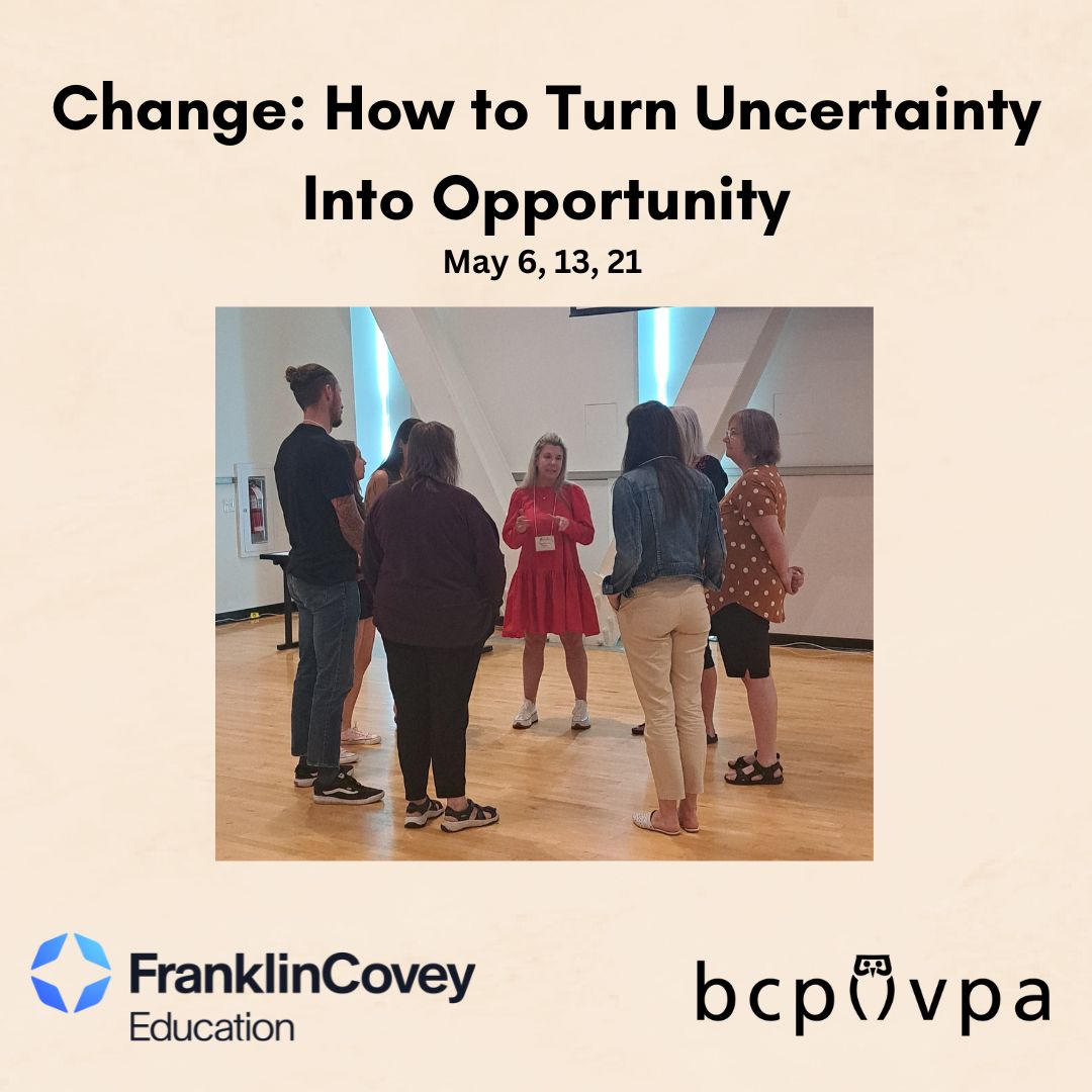 Less than a month to go! Schools are in a constant state of change. If you want to learn how to best navigate different types of change, join us for this three session webcast. Register here: bit.ly/BCP_Change