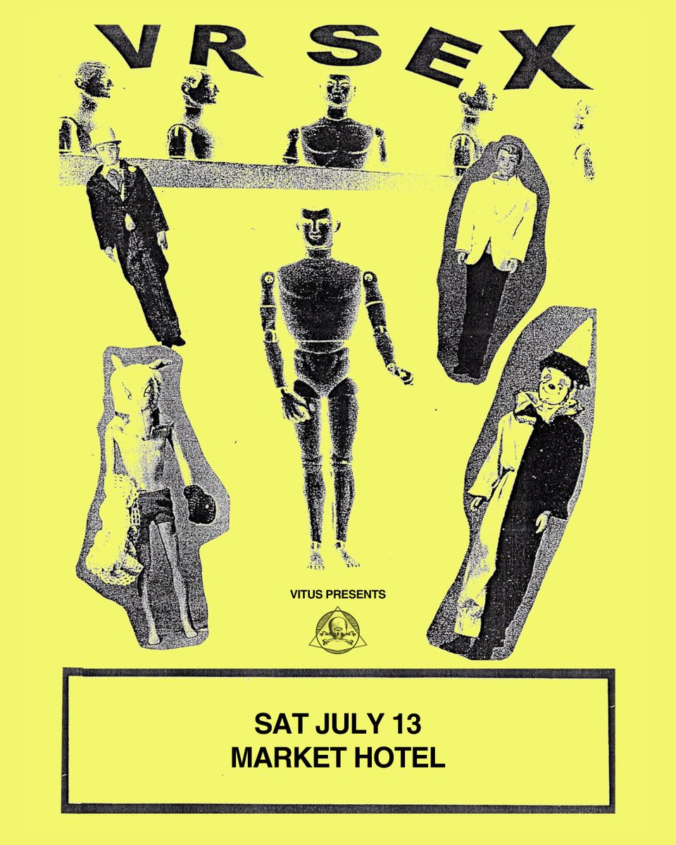 ON SALE NOW: Vitus Presents VR SEX at Market Hotel on 7/13 Get tickets here: venuepilot.co/events/103904/…