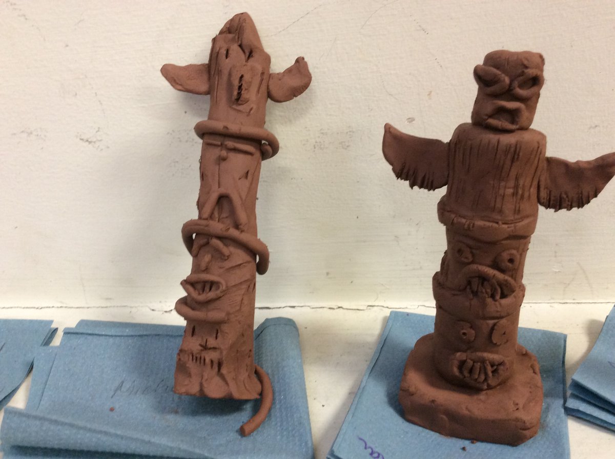 On World Art Day pupils looked at 3D sculpture and created a variety of sculptures to reflect the seven continents of the world.