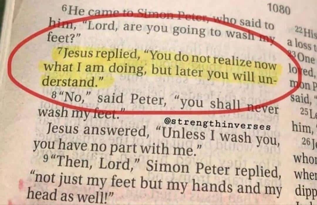 EricanSA's tweet photo. John 13:7 ♥️ https://t.co/4THbuYIBbP