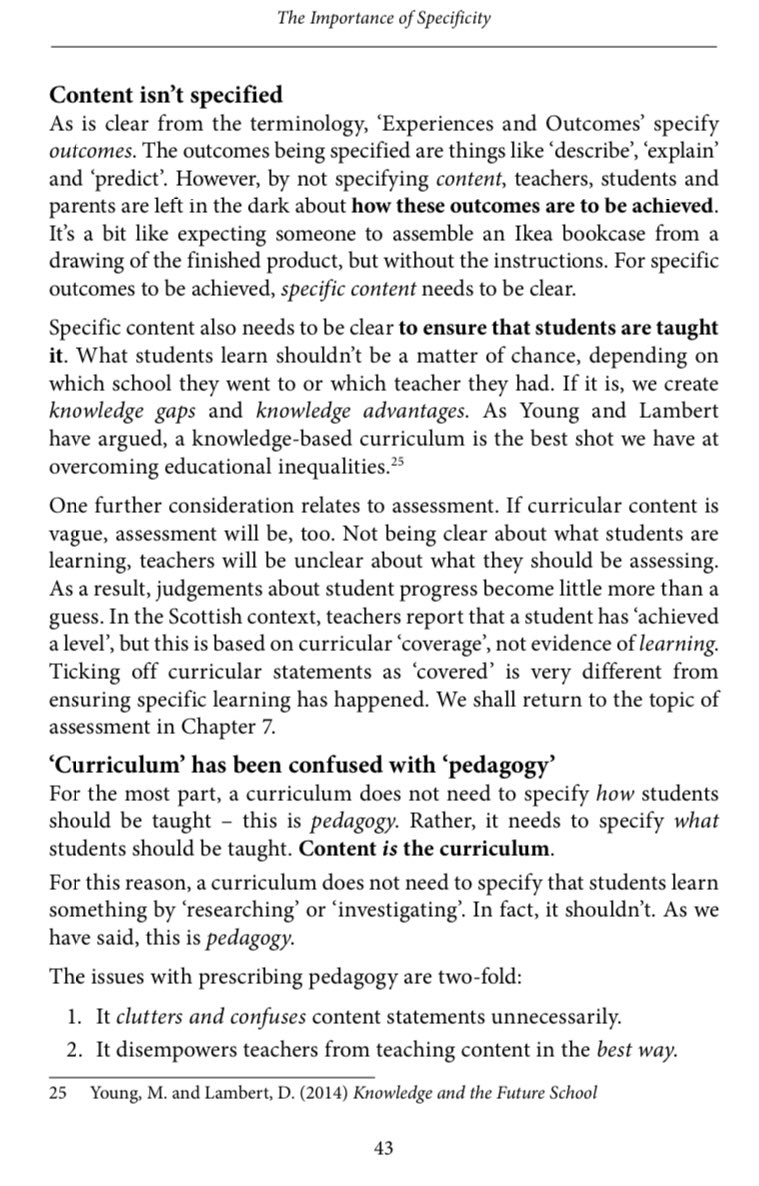 @Henry_Hepburn @EducationScot @Emma_Seith @TesScotland @tes ‘The Teaching Delusion 2’ on the Scottish curriculum👇