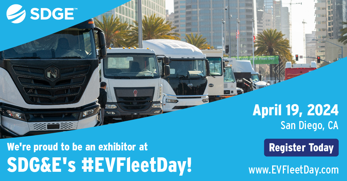 Orange EV will be exhibiting at SDG&E's EV Fleet Day on Friday, April 19th, from 9 AM to 2 PM! Network, engage with industry leaders, and experience the future of fleet electrification. Follow this link to meet with the Orange EV team at the event: orangeev.com/events/#events…