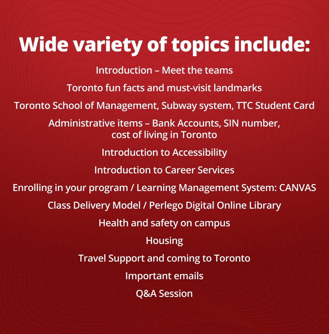 TSoM students, we’re inviting you to join our May 2024 intake virtual orientation, happening on April 29th from 9 a.m. to 12 p.m. via GoToWebinar! Learn about important topics that you need to know as a new TSoM student!

Register here:
attendee.gotowebinar.com/register/28953…

#TSoM #myTSoM