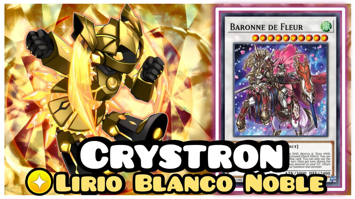 ruloons's tweet photo. CRYSTRON FT BARONNE DE FLEUR [YUGIOH DUEL LINKS]
https://t.co/4pLiNCZHRr https://t.co/x8NqDmmmV0