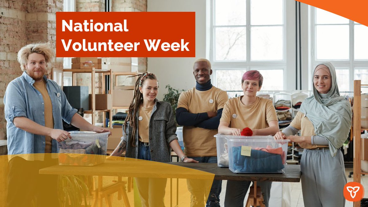 Volunteers are the backbone of our communities. During #NationalVolunteerWeek I want to recognize and thank them for all they do to better our communities.   DYK a volunteer who deserves to be recognized with a Ontario service award? Nominate them here: ontario.ca/page/honours-a…