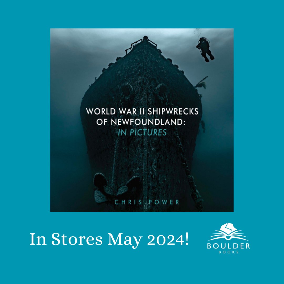Boulder_Books's tweet photo. Arriving soon! 🤿

World War II Shipwrecks of Newfoundland: In Pictures by Chris Power transports you to some of our most iconic shipwrecks, complete with historical context and insights into diving at each site.

https://t.co/22R1r1yDEk

#explorecanada #ReadAtlantic #shipwreck https://t.co/L7icMIrDJk