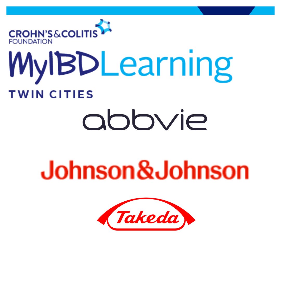 Thank you to our premier supporters for their generous contributions to patient and caregiver education during this past weekend's MyIBD Learning: Twin Cities event!