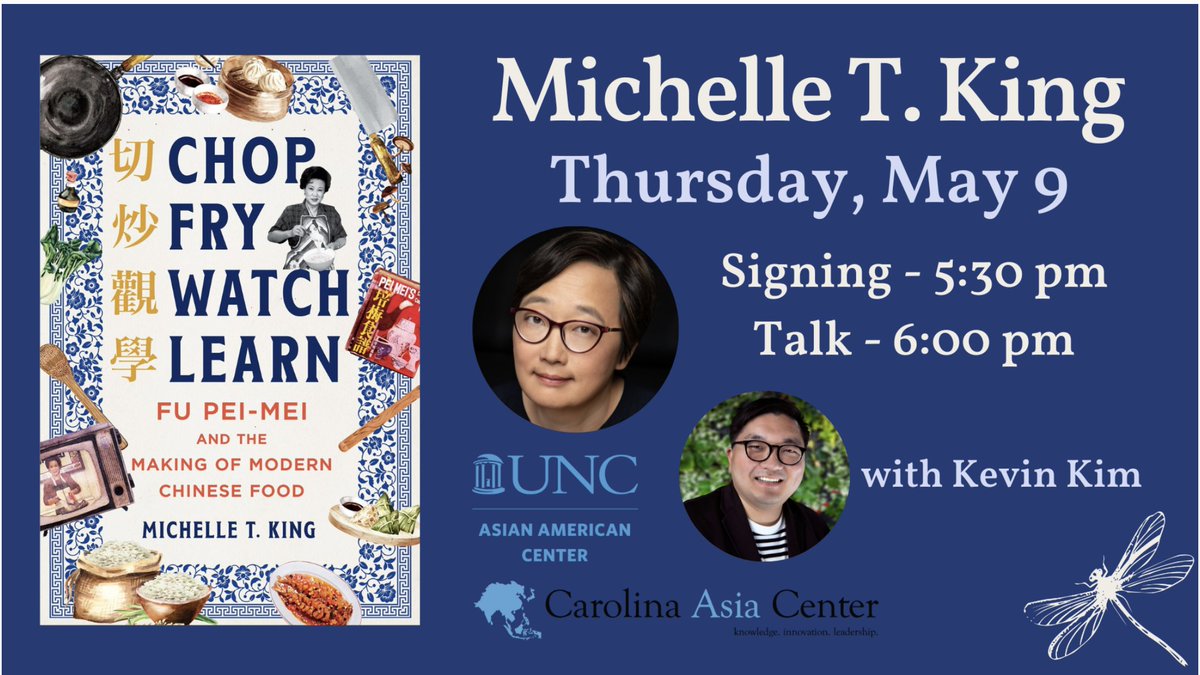 Join UNC History Professor Dr. Michelle King in a discussion about her latest book with @UNCAsiaCenter associate director Kevin Kim @FlyleafBooks on May 9th.