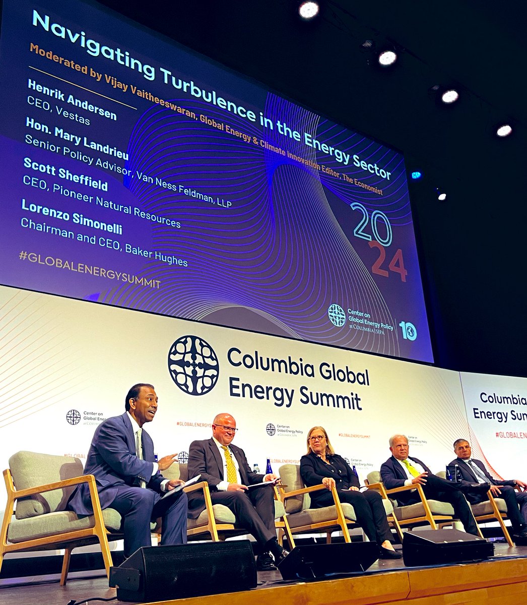 Hoy regreso al #GlobalEnergySummit, en donde @ColumbiaUEnergy y @JasonBordoff reúnen a los protagonistas de la transición energética para discutir que acciones concretas están realizando gobiernos y empresas para enfrentar la crisis climática sin descuidar la seguridad energética