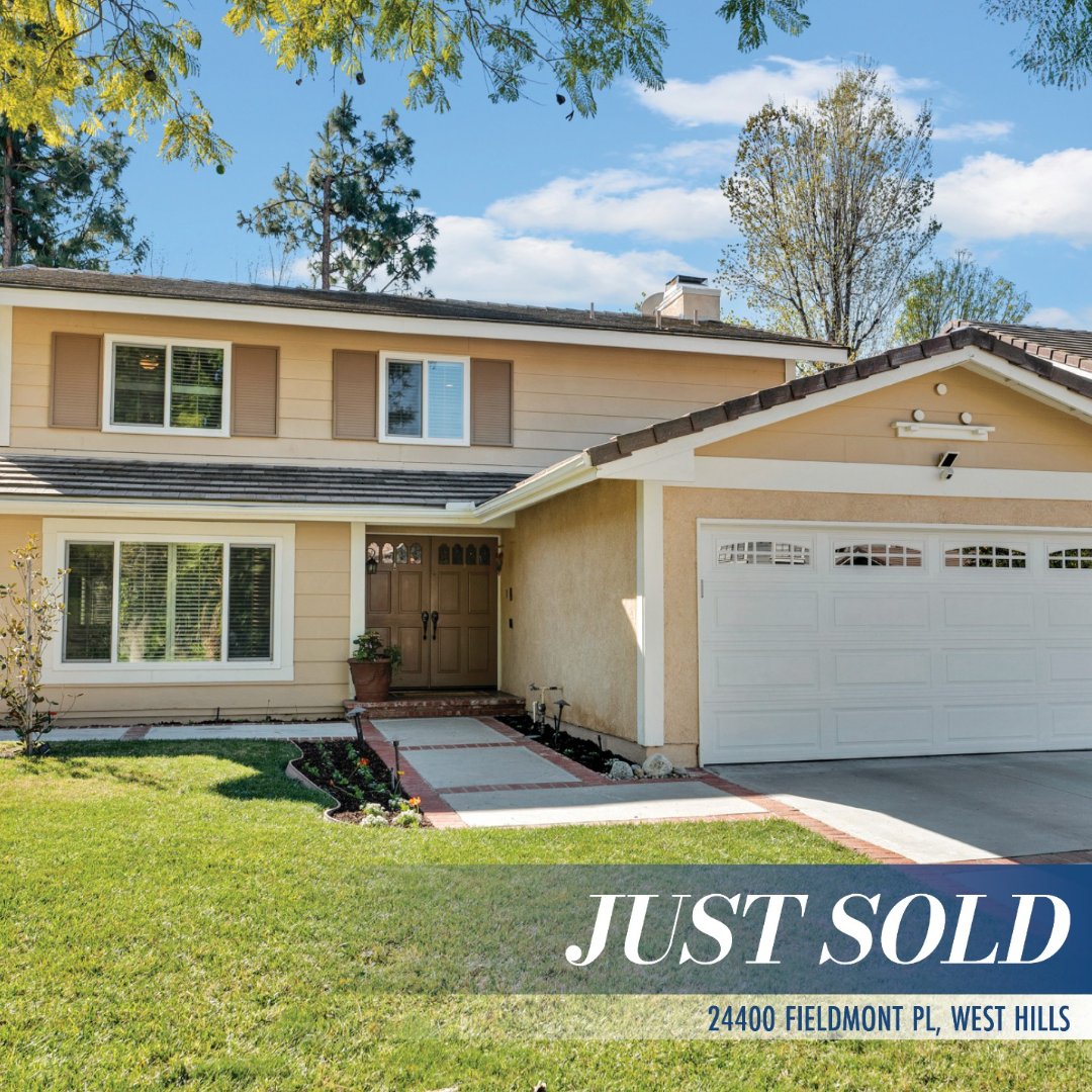 #JustSold  $15,000 over asking!| 24400 Fieldmont Pl, #WestHills| 3🛏️ | 2.5🛁 | 2,130 SF #TeamVitacco #RealEstate #LosAngeles #LosAngelesRealEstate #WestHillsRealEstate #LosAngelesRealtor #RealEstateAgent #LARealtor #LARealEstate #EquityUnion #EquityUnionRealEstate