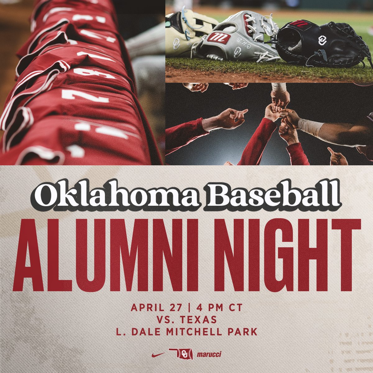 🚨 SPECIAL OFFER 🚨 Bring the whole family out to cheer on @OU_Baseball for an exciting Red River Rivalry at L Dale Mitchell Park on Saturday, April 27! Tickets start at just $5 for #OUAlumni and Friends. #BeatTexas 🎟️ bit.ly/oualumb24