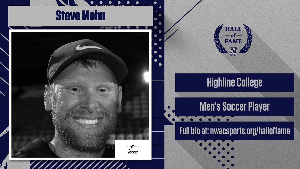 NWAC Hall of Fame Class of 2024:

Steve Mohn from @HighlineTBirds Men’s Soccer Player #nwachof ⚽

📅 Ceremony 5/30 at 5:30pm

📍 Greater Tacoma Convention Center

🔗Purchase tickets, more info: nwacsports.org/halloffame

@HerffJones | @alumni_rocket | @HomeTownTix