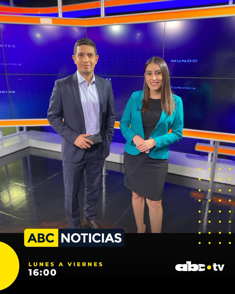 ¡Te seguimos informando en #ABCTVpy! 📺 AL AIRE #ABCNoticias con @FionaVAquino y @FigueJuanma. 📺Personal TV (3) y Flow; grilla 3 HD, Claro TV (23), Claro TV+ (10), Copaco IPTV (10), Tigo Star (19). 🔴EN VIVO abc.com.py/tv