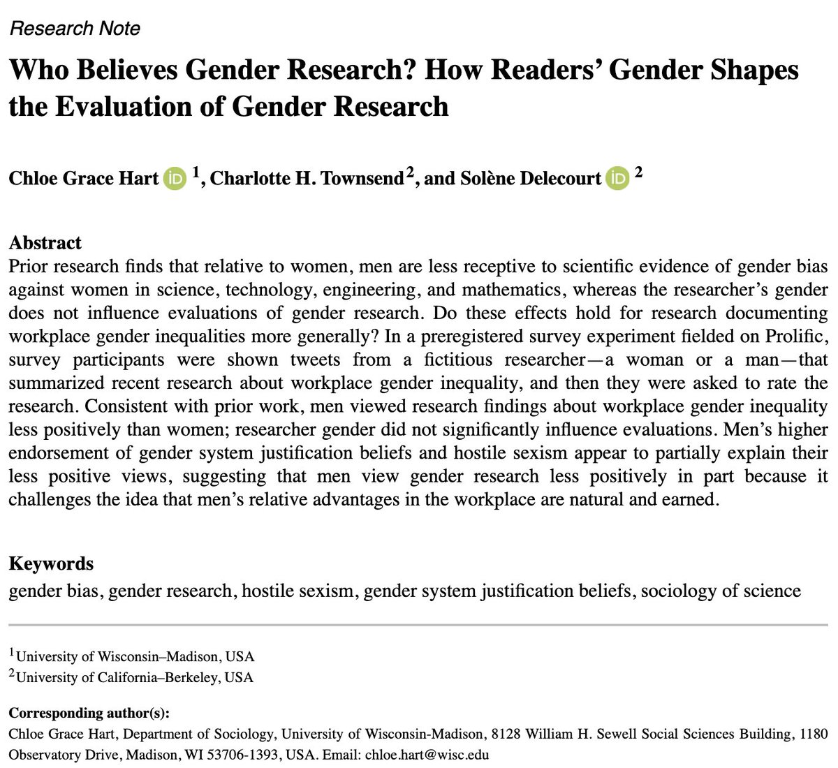 Social Psychology Quarterly tweet media