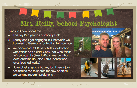 Let's highlight our fabulous <a href="/FESCowboys/">Florence Elementary School</a>  school psychologist, Mrs. Reilly!  She is so compassionate and caring with our students and goes above and beyond in documenting her reports and getting all the information needed for evaluations!  She is a true gem!