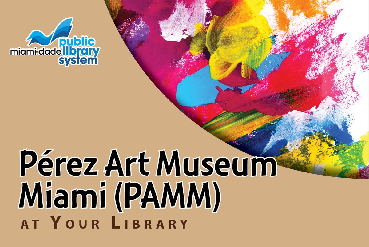 Explore the power of modern and contemporary art with @pamm! Join us Friday, April 19 at 3:30 p.m. at the Shenandoah Branch Library to use art as inspiration for your own creations in a workshop led by PAMM’s Teaching Artists. spr.ly/6012bBXNK