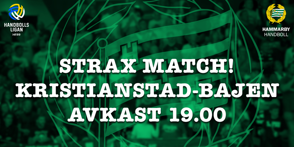 🇳🇬 KÖR BAJEN! Nu avgörs kvartsfinalen – ses på L1/L2 snart! Sändning i Handbollsligan Live! 🎟️ ifkkristianstad.ebiljett.nu/Tickets/Choose… 📺 handbollsligan.live #bajen #hammarby #hammarbyhandboll #handbollsligan