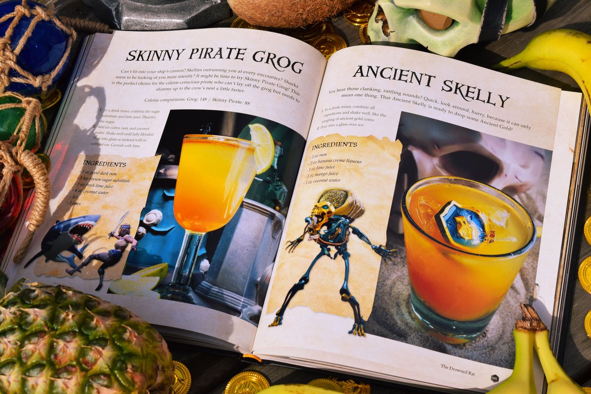 Sea of Thieves: The Cookbook won't be ready for public consumption until May 7th. But to whet your appetite, here's a fresh serving of shots showing off a few of the delights contained in its 160 pages. Learn more: aka.ms/SoTCookbook