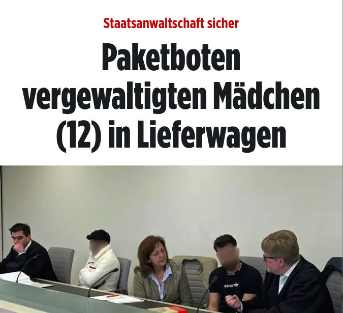 unblogd's tweet photo. Gestern in den Nachrichten: 14-jährige von sechs Männern vergewaltigt, Sechsjährige missbraucht. Heute das.

Tatverdächtige: Zwei bulgarische Cousins.

Jeden Tag solche Horrormeldungen. Und Linken ist das einfach komplett egal. Wahnsinn. #RemigrationJETZT https://t.co/p9meCQXf1d