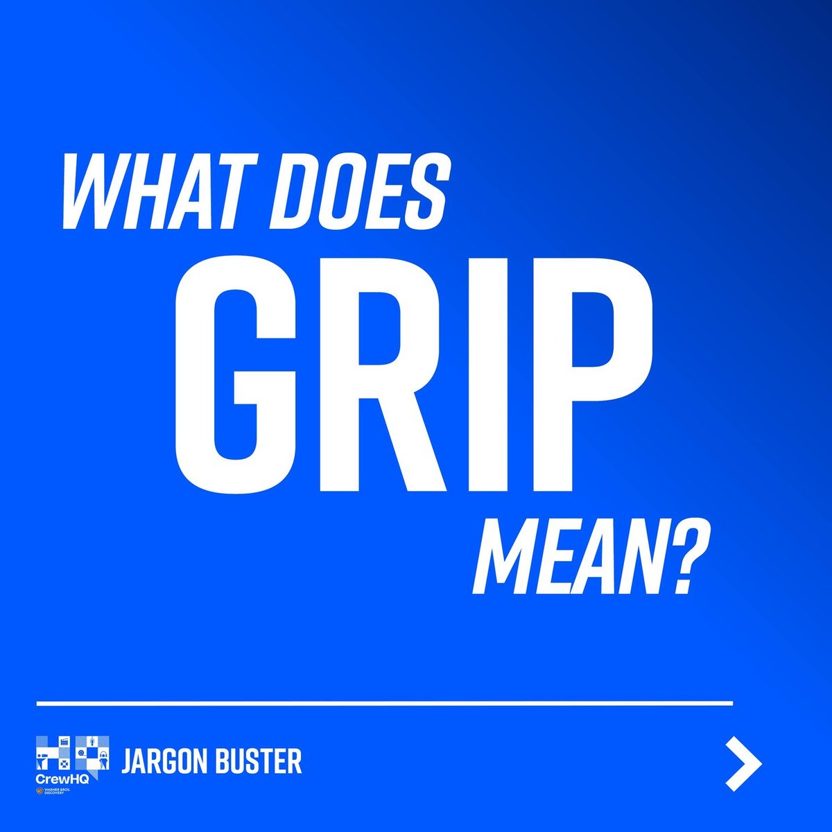 WBCrewHQUK's tweet photo. G is for⦠Grip!
This #TuesdayCrewsday, weβre back with another jargon buster - At CrewHQ, we're committed to breaking down industry barriers to make working in film and TV production accessible for everyone.
#WeAreCrewHQ #ConnectLearnProgress #FilmSchool https://t.co/wXhUiU9IP5