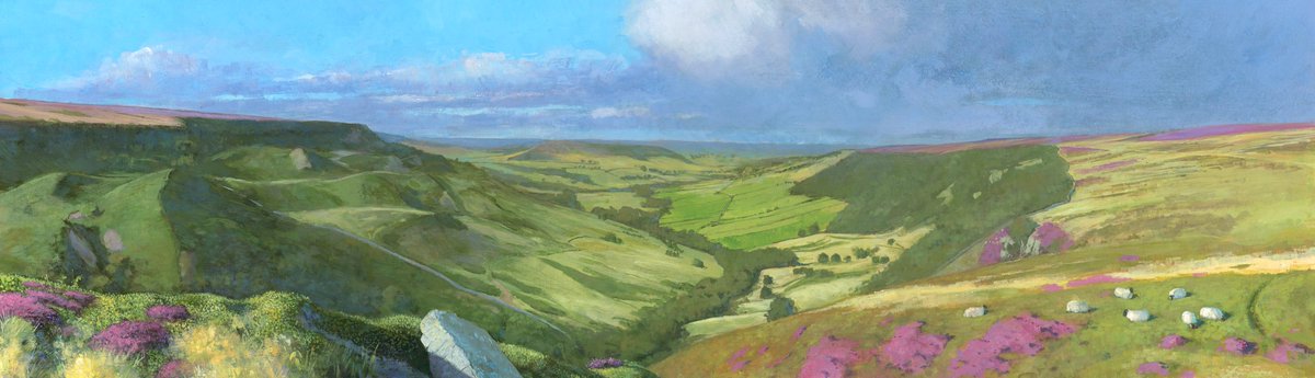 Paintings of the North York Moors. #Painting Signed Limited Edition giclée prints on sale at jamesmcgairy-artist.com/ourshop/cat_50… #landscapepainting #acrylicpainting #NorthYorkMoors