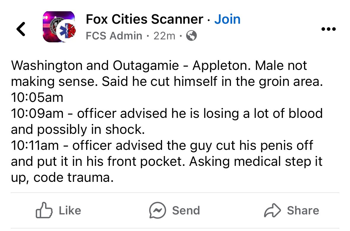 Not the cock in the pocket on a Tuesday come on brother