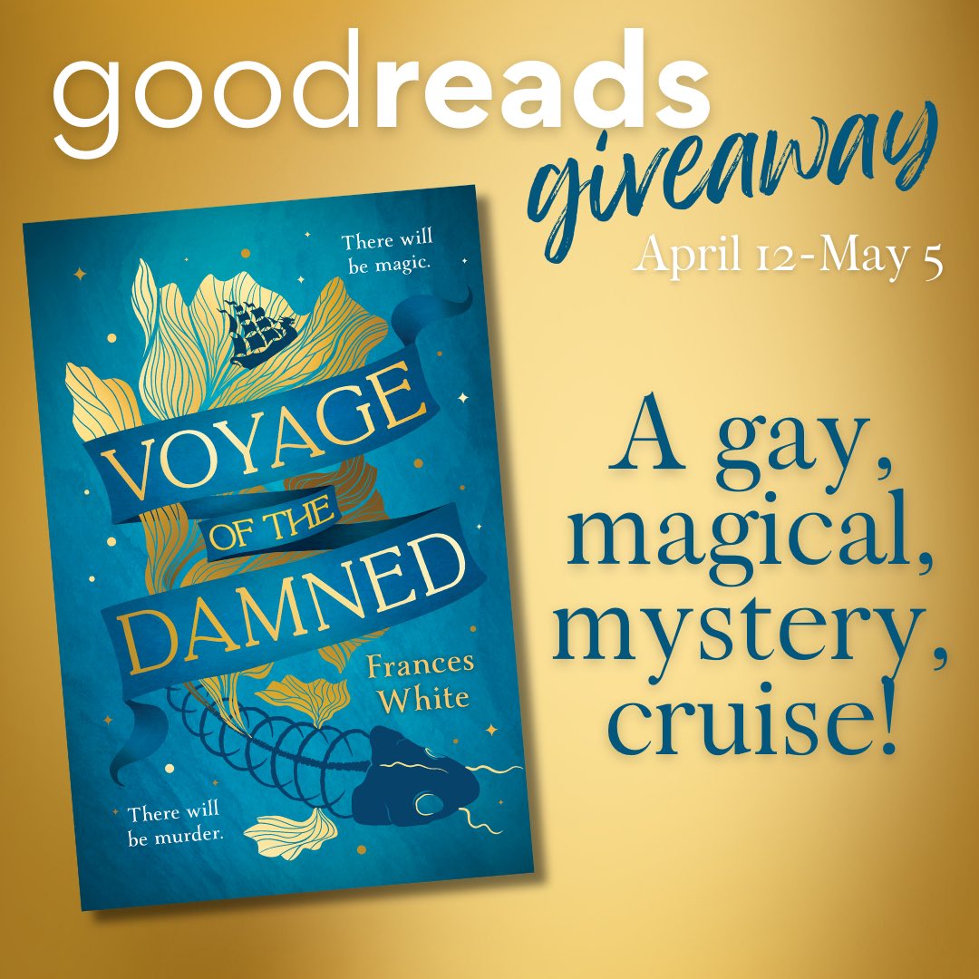 Want to win a physical copy of Voyage of the Damned? There’s a giveaway right now! 😍 Open to US and Canada only. Check out the goodreads page to enter! Ends 5 May.