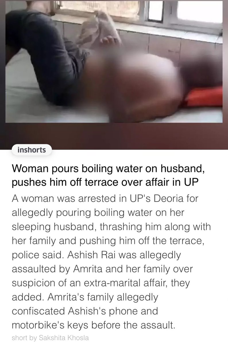 Hello Indians,

No Political Party will work to stop violence on Men by Wife. 
#GenderBiasedLaws 
#Hypocrisy #MenToo 
#1CroreAlimony @realsiff 
@rashtrapatibhvn @PMOIndia 
#LokSabha2024