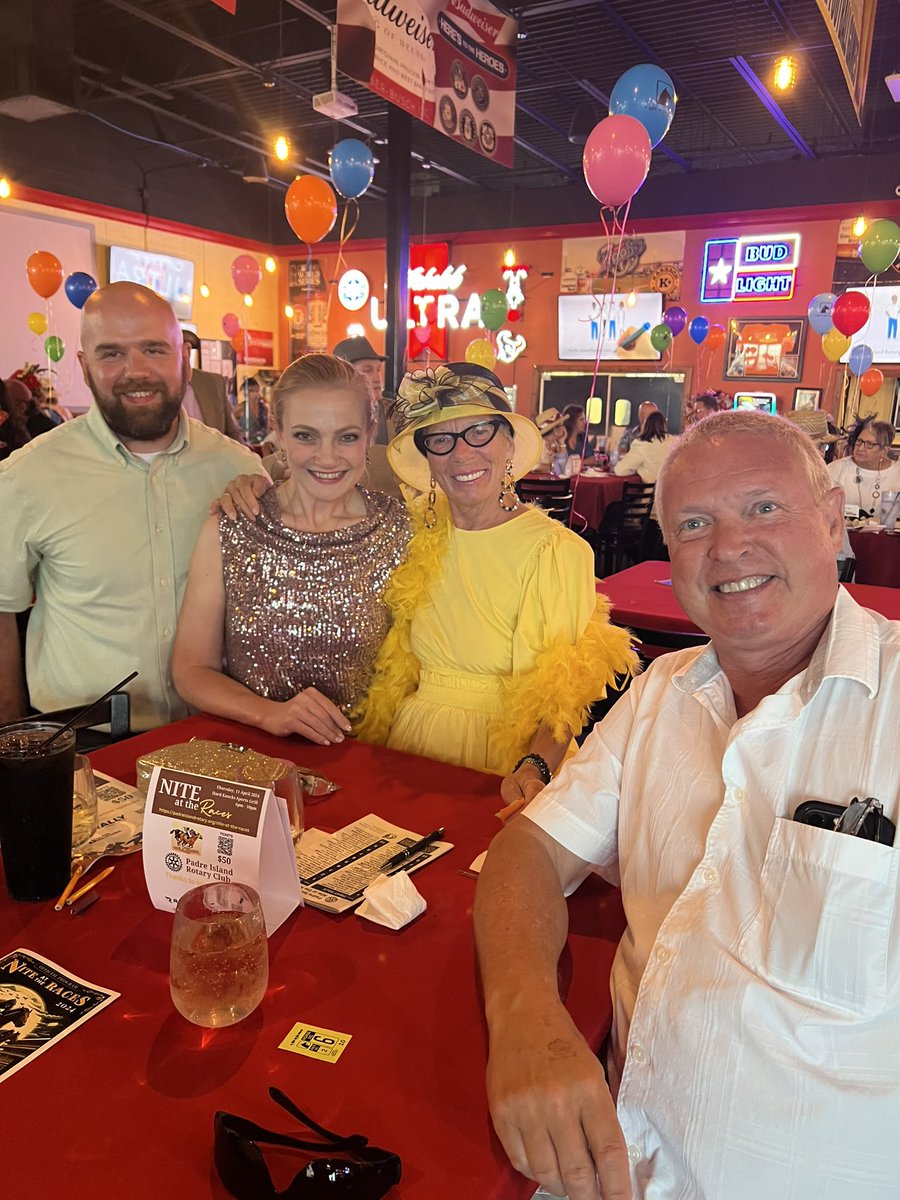 Had a fantastic time with Islanders at 'Nite at the Races 2024' presented by the Padre Island Rotary Club and sponsored by Ellis Realty Group. Ten exciting races, surrounded by wonderful people and I even won a race! Cheers to a memorable evening~ 🐎👒